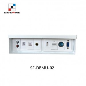 Safewire SF-DBMU-02 Multimedia or data socket configuration stainless or metal box