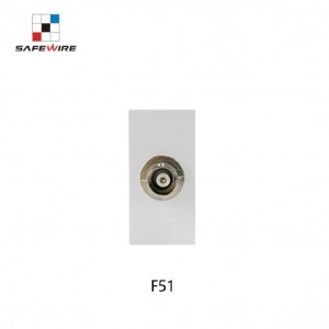 Safewire F51 22.5*45mm BNC socket Modules/Modules/power socket