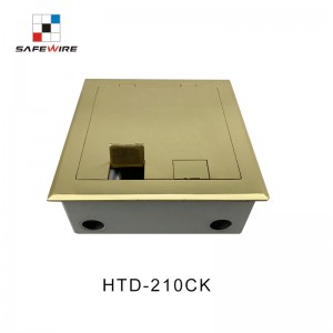 Safewire HTD-210CK/CKP Concrete floor boxes Cavity floor boxes underfloor bottom boxes EV charging station