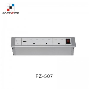 Safewire Fz-507s IEC60884 Standard Aluminum Alloy Power Dock / PDU Socket