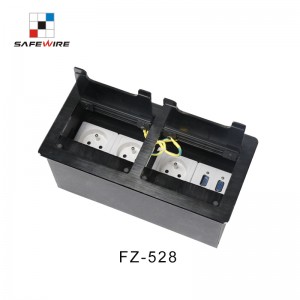 Safewire FZ-528 Surface Spray Paint Output Electrical Outlet/ Flipperbox /Flush Mounting Socket