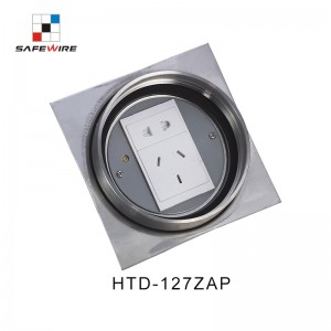 Safewire HTD-127ZAP Stainless floor box Junction Box TUV CE certificated access floor boxes EV charging station