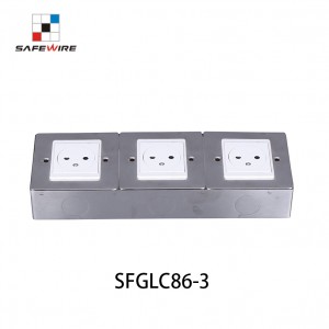 Safewir SFGLC86-3 Electric Socket for Cabinet Kitchen Furniture Lighting