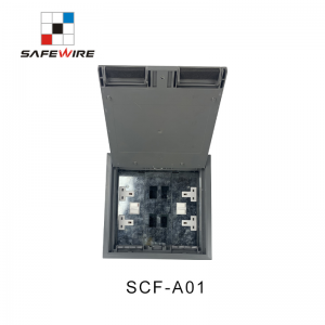 Safewire SCF-A01 TUV CE certificated access floor boxes cavity floor boxes EV charging station