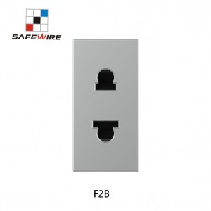 Safewire F2B 15000 Pull out Plug Number 2 Pin Socket 10A PC Plastic