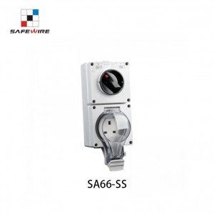 Safwire SA66-SS IEC60884 Standard IP66 Outdoor Waterproof Socket Wall Switch Socket Enclosure Box