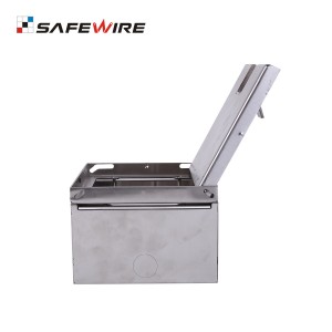 Safewier HTD-250KP Raised screed concrete carpet floor boxes floor socket hatches floor box