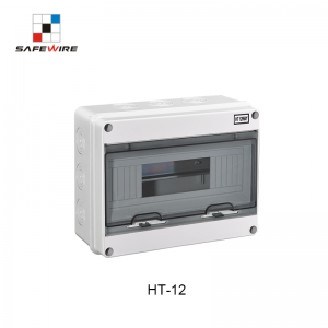 Safewire HT-24 IP65 24way On-wall installation Waterproof Distribution Box safety High performance distribution box