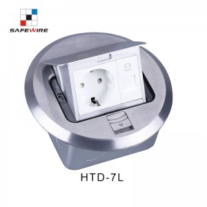 Safewire HTD-7/7L TUV CE certificated access floor boxes Junction Box cavity floor boxes EV charging station