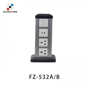 Safewire FZ-532A Stainless floor box Power box floor socket outlet EV charging station