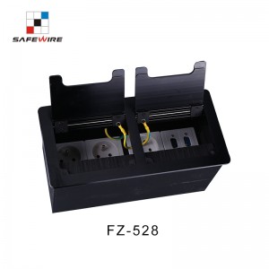 Safewire FZ-528 Surface Spray Paint Output Electrical Outlet/ Flipperbox /Flush Mounting Socket