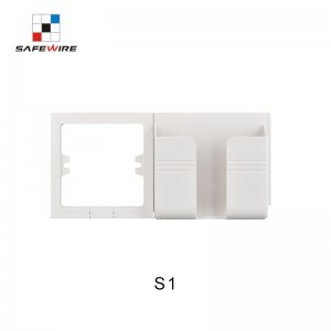 Safewire S1 IP55 waterproof box PP+sillicone seal brown