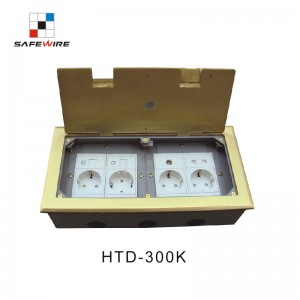 Safewire HTD-300K/KP Brass Outlet Cover Junction Box SUS box EV charging station