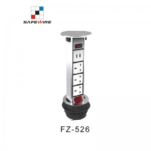 Safewire FZ-526-8 Vertical socket kitchen socket counter table socket