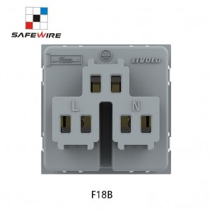 Safewire F18B 45*45mm Euro American Adaptor Euro American Jack