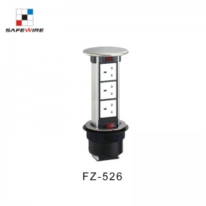 Safewire FZ-526-8 Vertical socket kitchen socket counter table socket