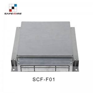 Safewire SCF-F01 TUV CE certificated access floor boxes cavity floor boxes EV charging station