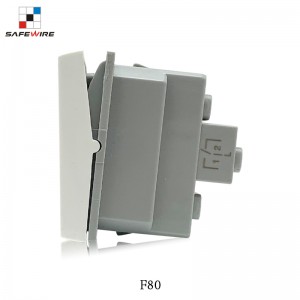 Safewire F80 22.5*45mm 1 Gang 1 Way Switch Socket / Electrical Wall Socket