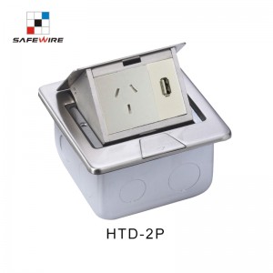 Safewire HTD-2/2P SUS box Junction Box Stainless floor box EV charging station