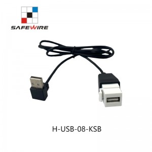 Safewire H-USB-08-KSB LAN Adaptor and 0.8 M LAN cable