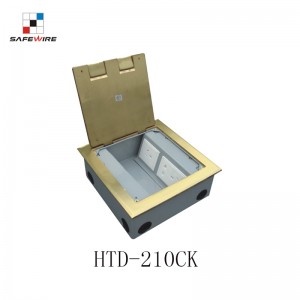 Safewire HTD-210CK/CKP Concrete floor boxes Cavity floor boxes underfloor bottom boxes EV charging station