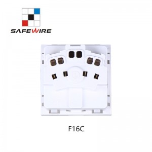 Safewire F16C 45*45mm PC Module POP UP French Socket Outlet / POP UP French Electrical Outlet