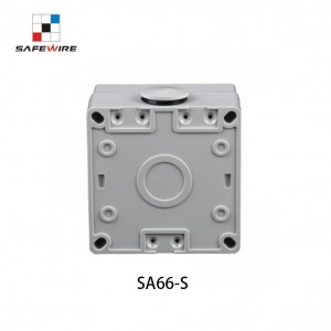 Safewire SA66-S IEC60884 Standard IP66 Outdoor Waterproof Wall Socket Enclosure Box