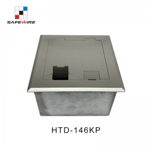 Safewire HTD-146KP-86 Service outlet box TUV CE certificated access floor boxes concrete floor boxes EV charging station