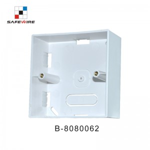 Safewire B-8080062 86*86*35mm PVC Flame Retardant Bottom Box