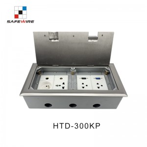 Safewire HTD-300K/KP Brass Outlet Cover Junction Box SUS box EV charging station