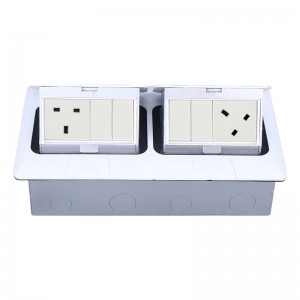 2 gang socket socket outlet box Serviced power grommets